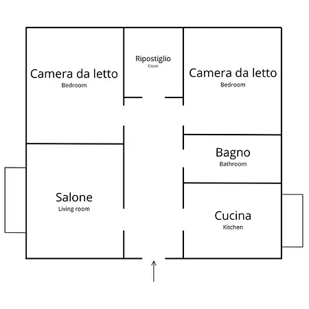 Lejlighed La Casa Del Corso *